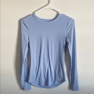 Light Blue Long Sleeve Top
